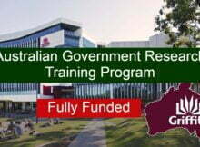 Australian Government Research Training Scholarship 2023 Program at Griffith University