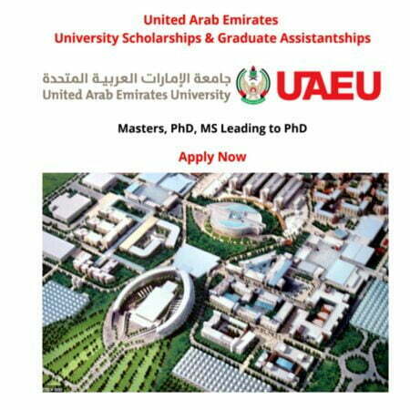 Graduate Research Assistantship 2023 at UAE University