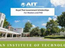 Royal Thai Government Scholarships 2023 at Asian Institute of Technology