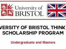 Think Big Scholarships 2023 at University of Bristol UK