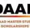 DAAD Master Study Scholarships 2023 for All Academic Disciplines
