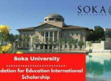 SOKA University of America Grants and Scholarships 2023 for International Students