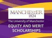 University of Manchester Equity and Merit International Scholarships 2023