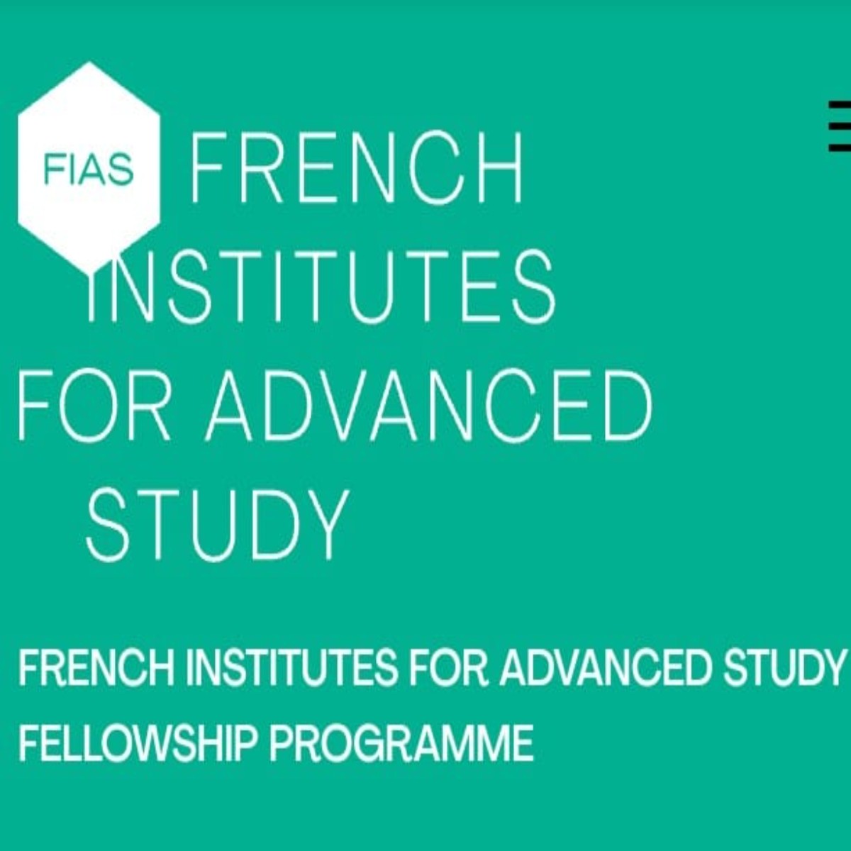 French 2024 Institutes for Advanced Study Fellowship (Fully Funded)