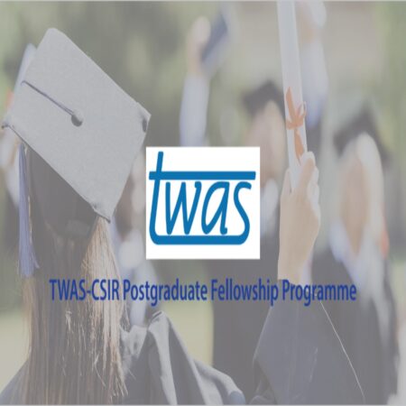 TWAS-CSIR 2023 Postgraduate Fellowship Programme (Fully-funded)
