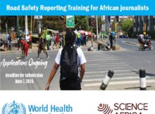 WHO 2024 Road Safety Reporting Training for African Journalists