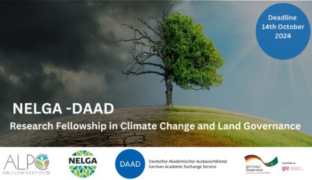 NELGA – DAAD Research Fellowship 2024 in Climate Change and Land Governance