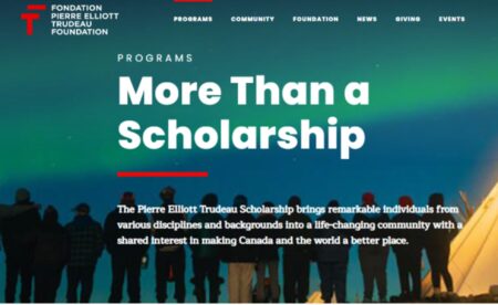 Pierre Elliott Trudeau Foundation Scholarships 2025 in Canada