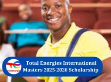 Total Energies International Masters Scholarship 2025-2026