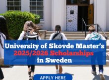 University of Skövde Master’s 2025 Scholarships in Sweden