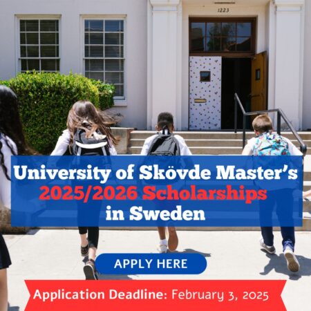 University of Skövde Master’s 2025 Scholarships in Sweden