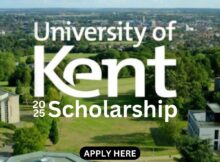 University of Kent Burnett 2025 Scholarship in UK